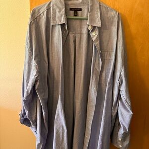 Banana Republic Sky Blue Cotton Shirt